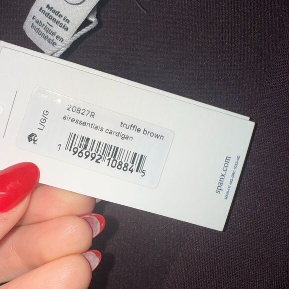 SPANX AirEssentials Cardigan - Truffle Brown L - Picture 7 of 7